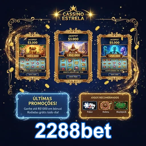 Imagem promocional do site 2288bet, destaque para apostas e entretenimento online.